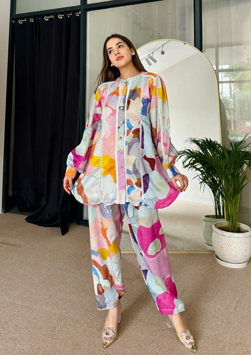 Colorful Fusion Co Ord Set